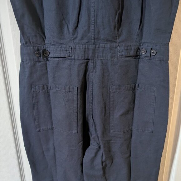 NEW! Outerknown | S.E.A. Suit, Short Sleeve Jumpsuit in Navy Blue - Picture 10 of 16